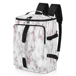 Marmor-Design, Sport-Rucksack für Herren und Damen, Marmormuster, Wochenendtasche mit Schuhfach, Tragetasche, Übernachtungstasche, 47,5 l, für Sport, Fitnessstudio, Reisen, farbe, 47.5L, von TropicalLife