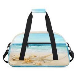 Shells Sporttasche für Damen und Herren, Strand, 24 l, für Wochenende, Übernachtungstasche, Reisetasche, Sporttasche für Kinder, Mädchen, Jungen, farbe, (24L) UK, Taschen-Organizer von TropicalLife