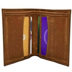 Trowik Bifold Geldbörse aus Leder, Kreditkartenetui für Herren, dünn, RFID-blockierend, kontaktloser Kartenschutz, handgefertigt, minimalistisch, schlankes Kartenetui für Herren, in Geschenkbox für von Trowik