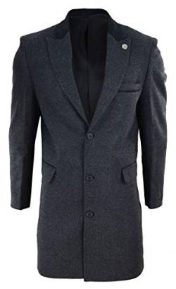 TruClothing.com Herrenjacke 3/4 L?nge Fischgräte Tweed Design Mantel Rabatt Preis von TruClothing.com