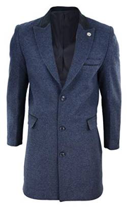 TruClothing.com Herrenjacke 3/4 L?nge Fischgräte Tweed Design Mantel Rabatt Preis von TruClothing.com