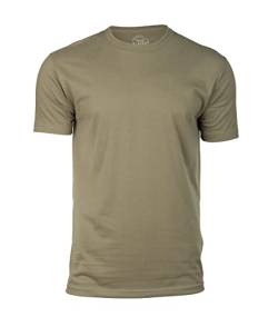 True Classic - Militärgrün Rundhalsausschnitt T-Shirt, L von True Classic