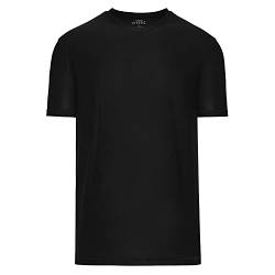 True Classic - Schwarz Aktiv Rundhalsausschnitt T-Shirt, S von True Classic