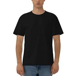 True Classic Herren T-Shirt mit Rundhalsausschnitt und kurzen Ärmeln, 1er-Pack - Schwarz, 2XL von True Classic