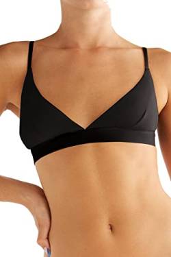 True North Damen Bralette BH aus Micromodal Tencel (Schwarz, L) von True North