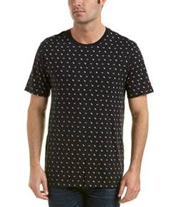 True Religion Herren All Over Monogram Tee T-Shirt, schwarz, Groß von True Religion