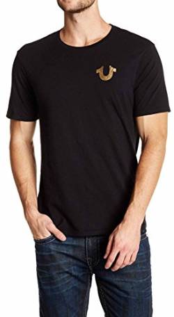 True Religion Herren Big Boeddha T-shirt T Shirt, Schwarz, XL EU von True Religion