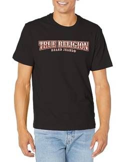 True Religion Herren Chrome Arch Tee, Schwarz (Jet Black), XX-Large von True Religion