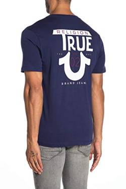 True Religion Herren Rundhalsausschnitt, kurzärmelig T-Shirt, Ace, M von True Religion