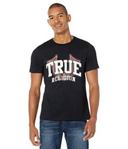 True Religion Herren Ss True Logo Tee T-Shirt, Jet Black, 3XL von True Religion