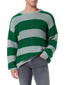 True Religion Herren Striped Pullover, Pale Jade, Standard,Pale Jade,L von True Religion