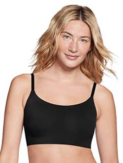 True & Co Damen Ballettbralette mit schmalem Riemen BH, schwarz, X-Large von True & Co