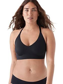 True & Co Damen True Body Triangel Lace Racerback BH, Blickdicht, Schwarz, XL (38C/D/40A/B) von True & Co