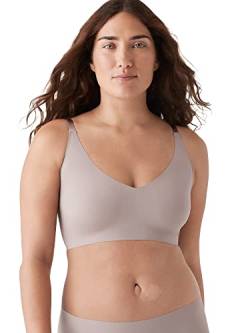 True & Co Damen True Body Triangel umwandelbaren Trägern BH, Blickdicht, Mink, S (32C/D/34A/B) von True & Co