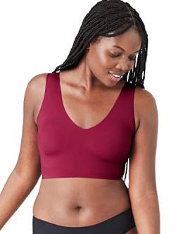 True & Co Damen True Body V-Ausschnitt BH, Beet Rot, 70C/D/75A/B-S von True & Co