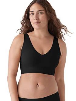 True & Co Damen True Body V-Ausschnitt BH, Blickdicht, Schwarz, XL (38C/D/40A/B) von True & Co