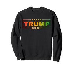 Trump Juneteenth 2024 Black History Afroamerikanische Kunst Sweatshirt von Trump 2024 Tees