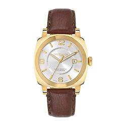 TRUSSARDI Herren Datum klassisch Quarz Uhr mit Leder Armband R2451102004 von Trussardi