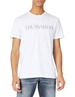 Trussardi Jeans 52T00498-1T003613 W001 White T-Shirt für Herren, Weiß XXL von Trussardi