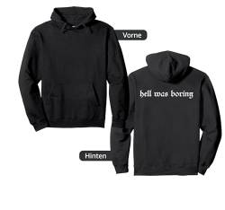 Aesthetic Hell was boring Goth Techno Vaporwave Pullover Hoodie von Trust no one