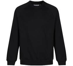 TRUTH & FABLE Unisex 260G Crew Neck Sweatshirt, Schwarz, 14 Jahre von Trutex