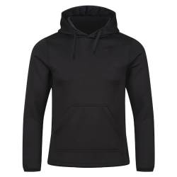 Trutex Einfarbiger Hoodie – Standard-Passform, moderner Pullover, Schule, PE, lässig, Sport-Kapuzenpullover (Marineblau/Schwarz, Größe Alter 3–16 Jahre), Schwarz , 14 Jahre von Trutex