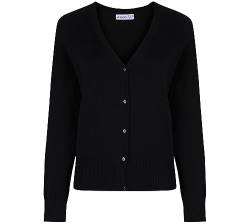 Trutex Mädchen Strickjacke, Schwarz, 146 (Herstellergröße: XX-Small) von Trutex