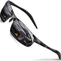 Truyuety Sonnenbrille Sonnenbrille Herren Damen Sportbrille Polarisiert Verspiegelt (1-St) von Truyuety