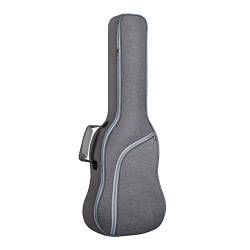 Tsadeer Weiche Tasche für E-Gitarre, 12 mm, doppelte verstellbare Schultern, für E-Gitarre, Bass, klassische Gitarre und von Tsadeer