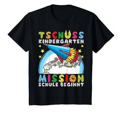 Kinder Kita Abgänger 2021 Schultüte Kindergarten Abschluss T-Shirt von Tschüss Kindergarten 2021 Junge Mädchen Geschenke