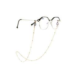 TseenYi Böhmische Anti-Rutsch Brillenkette Mode Legierung Perlen Schlangenknochen Kette Gold Brillenhalter Kette Sonnenbrillenhalter Brillen Zubehör Brillenhalter Lesebrille Gurt für Damen und Herren von TseenYi