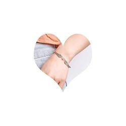 TseenYi Charme Armbänder Themen Freundschaft Armband Snitch Armband Punk Perle Verstellbare Armband Schmuck Für Frauen Und Mädchen (Silber 1 Stück) von TseenYi