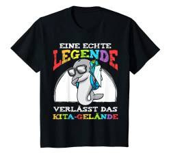 Kinder Einschulung Schulkind 2022 Schultüte Delfin Schulanfang T-Shirt von Tshirt Schulkind Junge Mädchen Einschulung