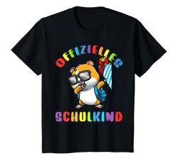 Kinder Einschulung Schulkind 2022 Schultüte Hamster Schulanfang T-Shirt von Tshirt Schulkind Junge Mädchen Einschulung