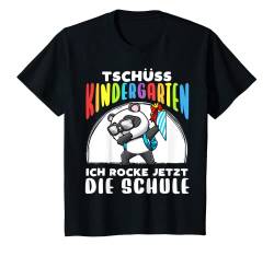 Kinder Einschulung Schulkind 2022 Schultüte Panda Schulanfang T-Shirt von Tshirt Schulkind Junge Mädchen Einschulung