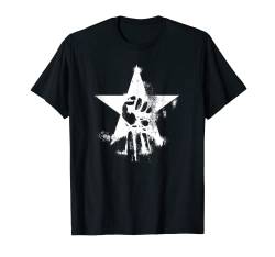 Graffiti Kunst, Revolution Faust erheben, linker Stern Punk T-Shirt von Tshirt Shirt T-Shirt Pullover Hoodie Sweater Style