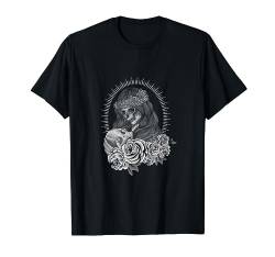 Heilige Maria Mutter Gottes T-shirt im Skelett Design Tattoo T-Shirt von Tshirt Shirt T-Shirt Pullover Hoodie Sweater Style