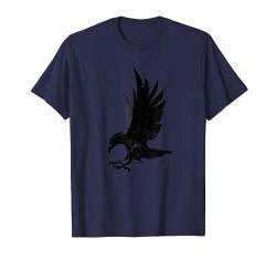 Rabe Motiv TShirt, Krähe Shirt Raabe, Vogel Geschenk Frau T-Shirt von Tshirt Shirt T-Shirt Pullover Hoodie Sweater Style