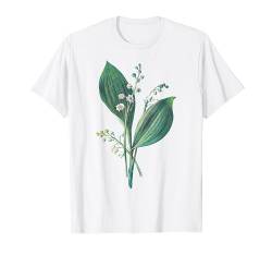 Maiglöckchen-T-Shirt mit Pflanzenkunst T-Shirt von TshirtDesigns