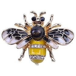 TsoLay Modische Crystal Brosche Pin Kostuem Abzeichen Party Schmuck Geschenk Mode Biene von TsoLay