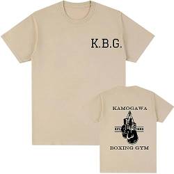 Anime Hajime No Ippo T-Shirt Lustiges T-Shirt Manga Kamagowa Boxing Gym Baumwolle T-Shirt Hip Hop Männer T-Shirts Sommer Tops color2,L von Tubaxing