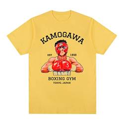 Hajime No Ippo Vintage T-Shirt Baumwolle Männer T Shirt Frauen T-Shirt Tops von Tubaxing