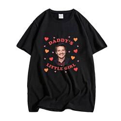 Pedro Pascal Tshirts Daddy is A State of Mind Grafik T Shirts Herren Damen Baumwolle T-Shirt Top color1,L von Tubaxing