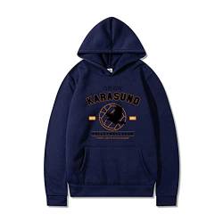 Cartoon Haikyuu Herren Hoodies Lustige japanische Anime Streetwear Harajuku Karasuno High School Grafik Sweatshirts Männer Frauen Tops von Tuboshu