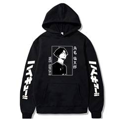 Tuboshu Japanischen Anime Haikyuu Harajuku Rintarou Suna Manga Hoodies Inarizaki Volleyball Club Männer Übergroßen Langarm Sweatshirts von Tuboshu