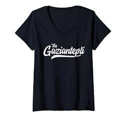 Damen Gaziantep Antep 27 Memleket Türkei Retro Geschenkidee T-Shirt mit V-Ausschnitt von Türk Stylez Shirts