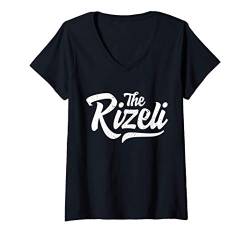 Damen Rize 53 Memleket Türkei Retro Geschenkidee T-Shirt mit V-Ausschnitt von Türk Stylez Shirts
