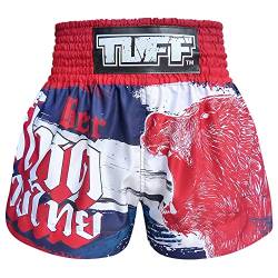 Tuff-Box-Shorts für Muay Thai (TUF-MS635-NVB, XXL) von Tuffsport