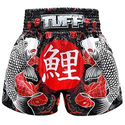 Tuff Muay Thai Shorts (TUF-MS638-BLK, Größe S) von Tuffsport