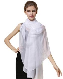 Tulpen Luxus Pashmina Schal Schaltuch Seidentuch Geburtstagsgeschenk Weiss von Tulpen